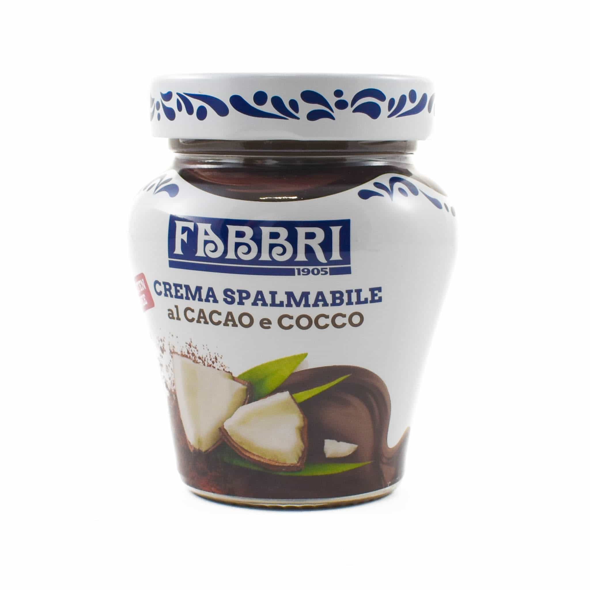 Fabbri Chocolate & Coconut Cream, 200g