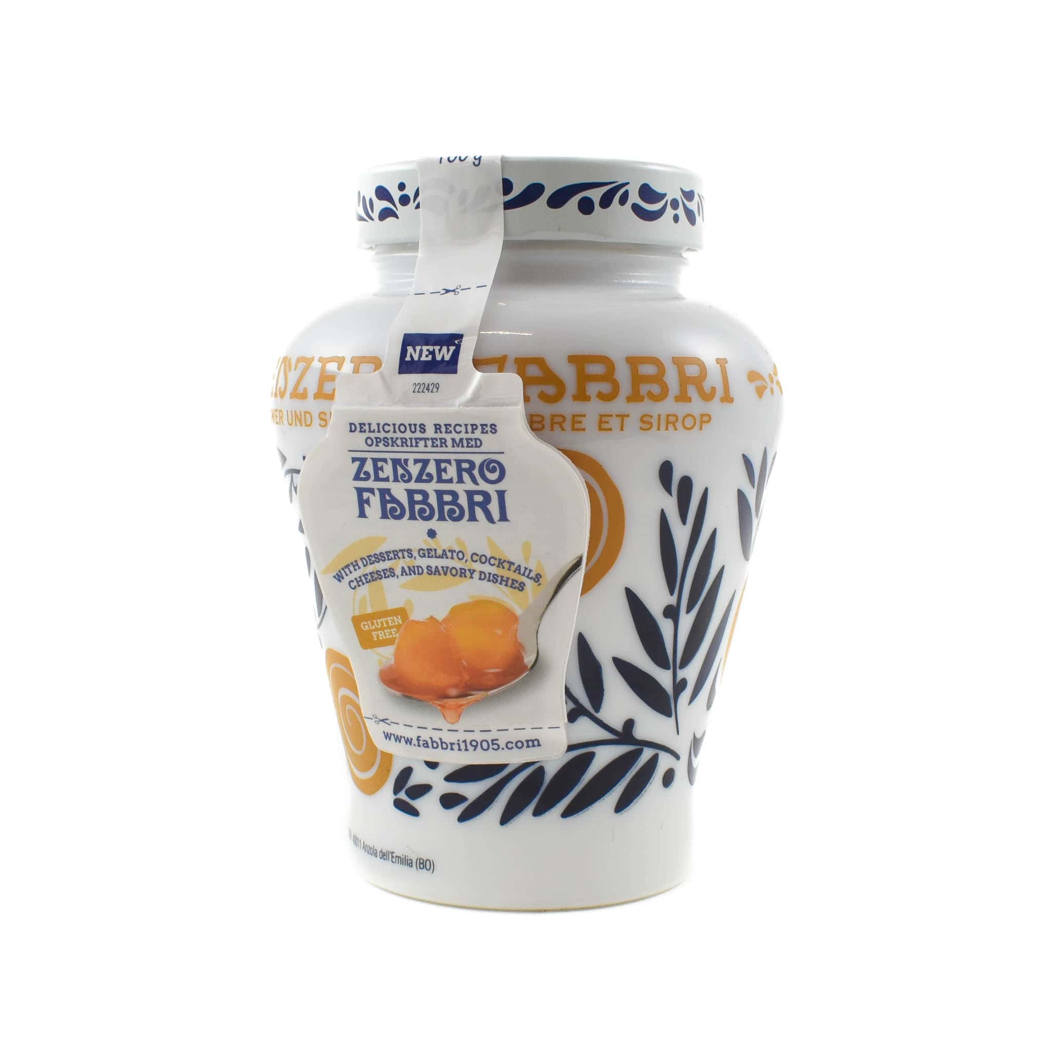 Fabbri Candied Ginger in Syrup, 600g