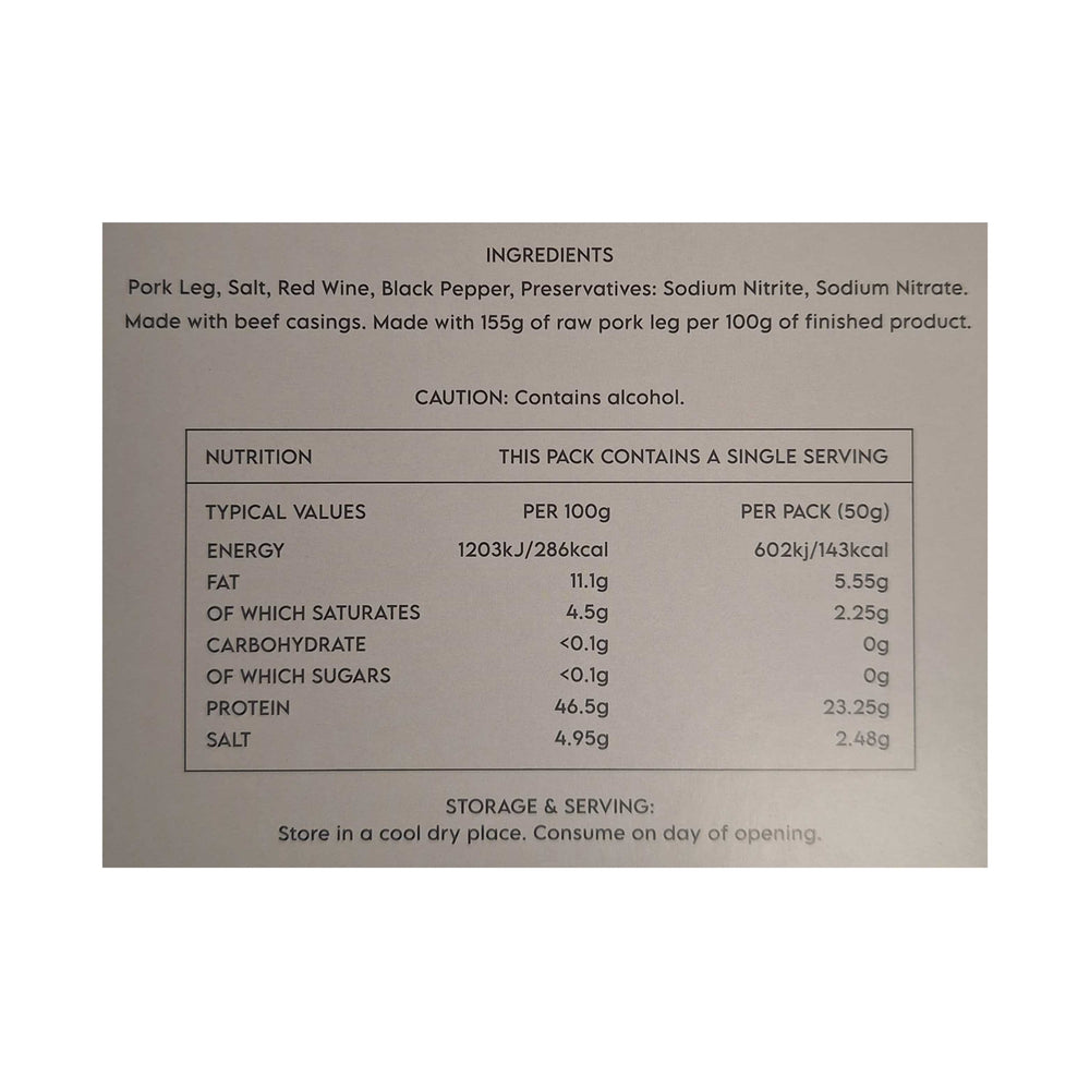 The Greek Farmer Air Dried Ham, 50g
