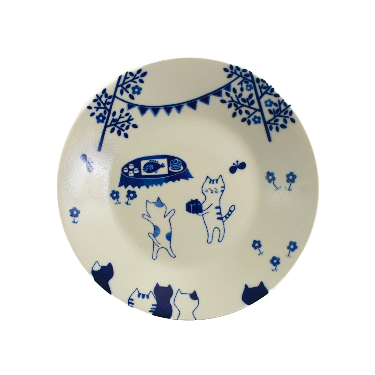 Garden Cat Japanese Round Plate, 24cm Buy online UK – Sous Chef UK