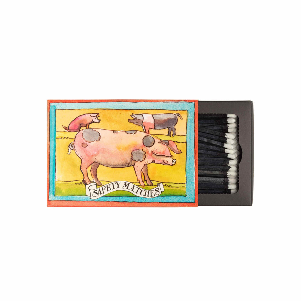 The Matchbox Maker Pig Luxury Matches