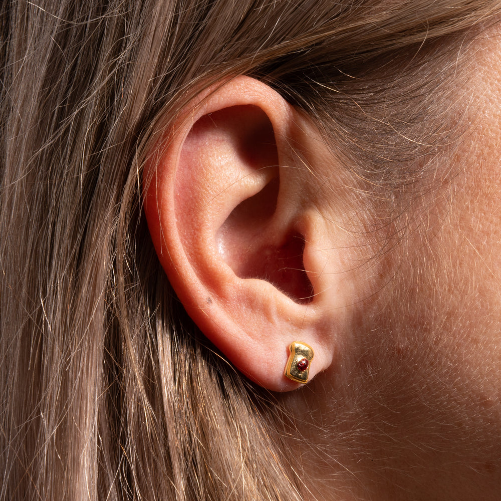 Pair of Toast Stud Earrings