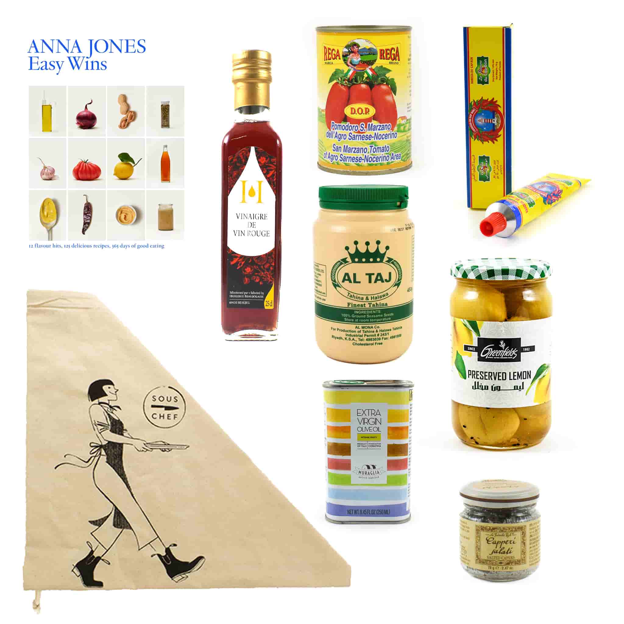 Anna Jones Easy Wins Cookbook & Ingredients Set