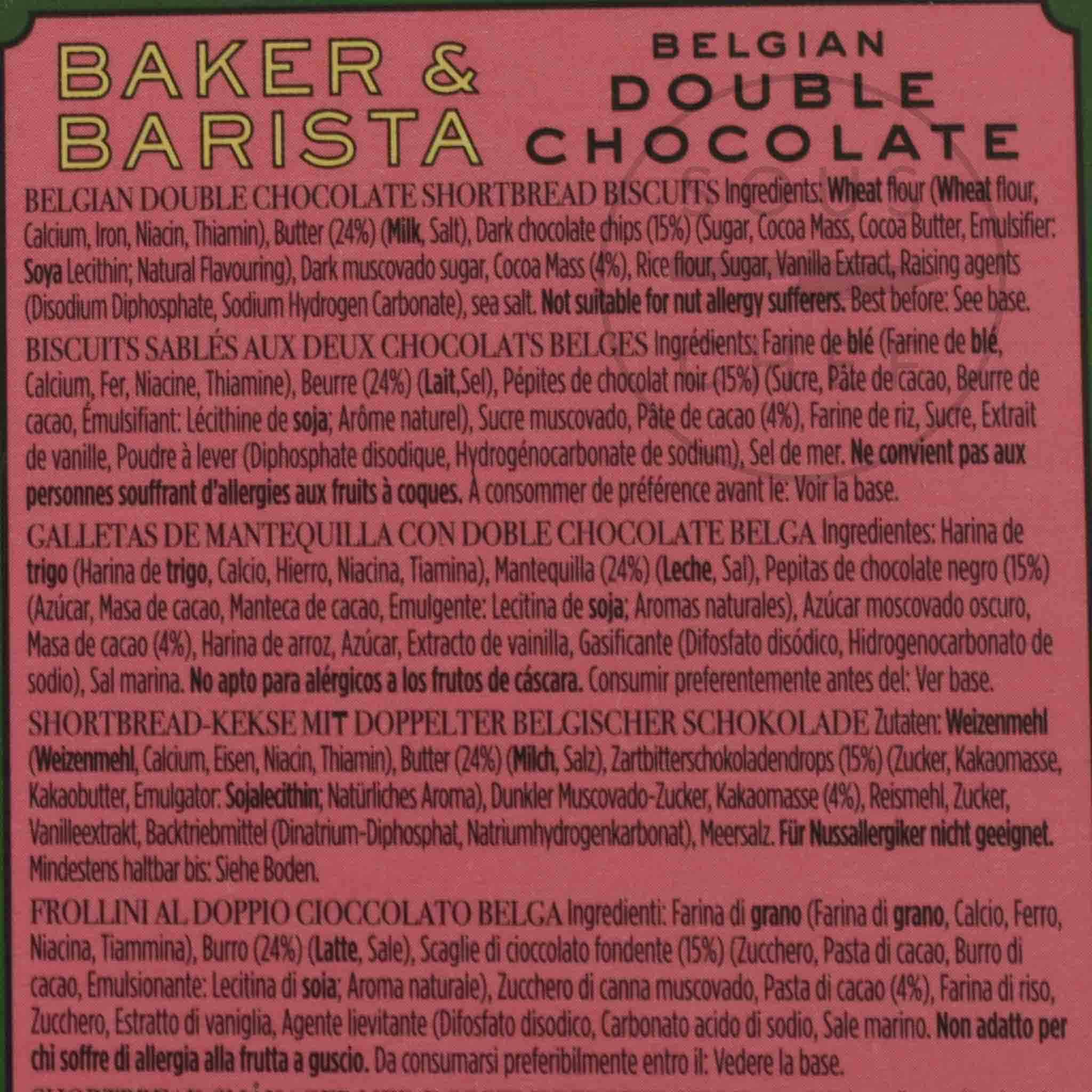 Belgian Double Chocolate Biscuits, 120g