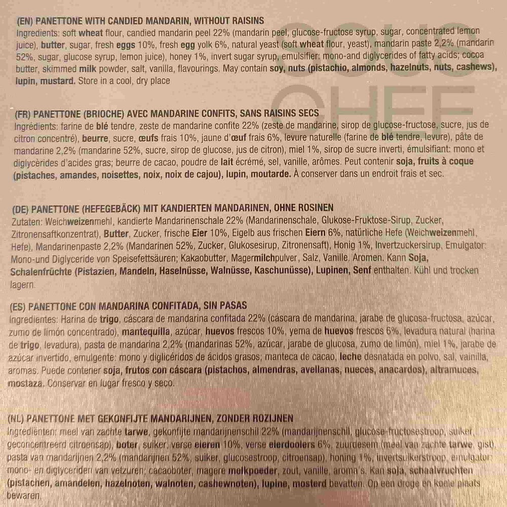 Fiasconaro x Dolce & Gabbana Mandarin Panettone in Tin, 1kg