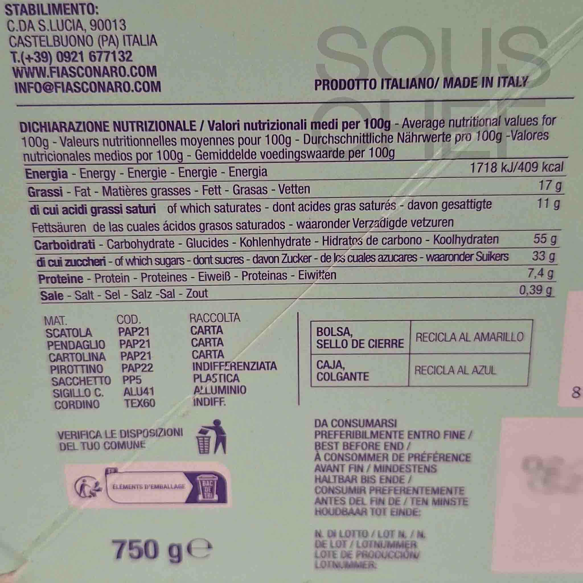 Fiasconaro x Ypsigro Mulberry & Milk Chocolate Chip Panettone, 750g