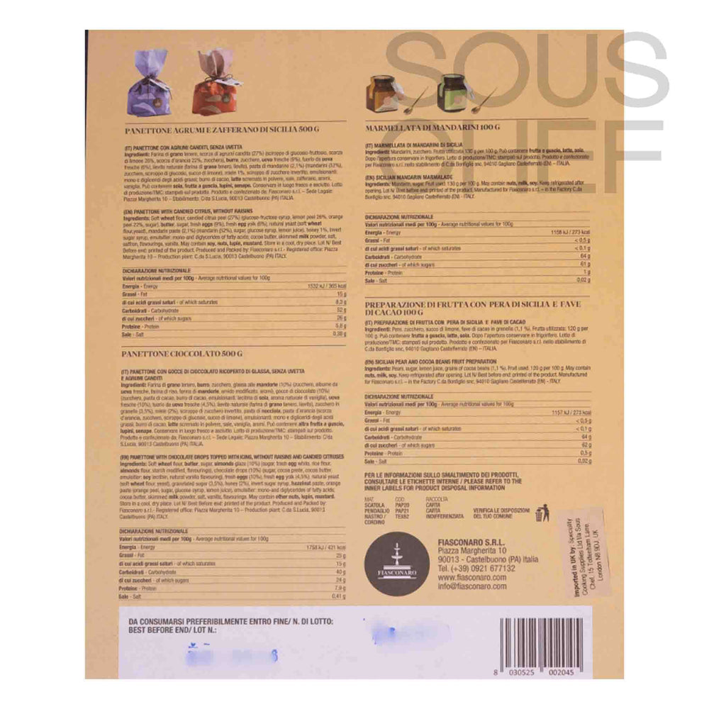 Fiasconaro Panettone & Jam Gift Box, 1.3kg