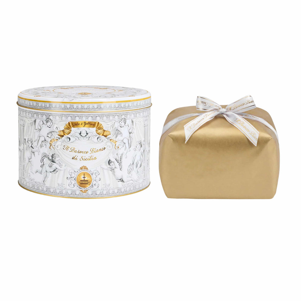 Fiasconaro x Dolce & Gabbana Salted Caramel Panettone in Tin, 1kg