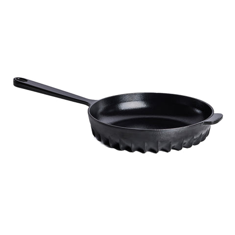 FIREUP Black Cast Iron Frying Pan, 26cm
