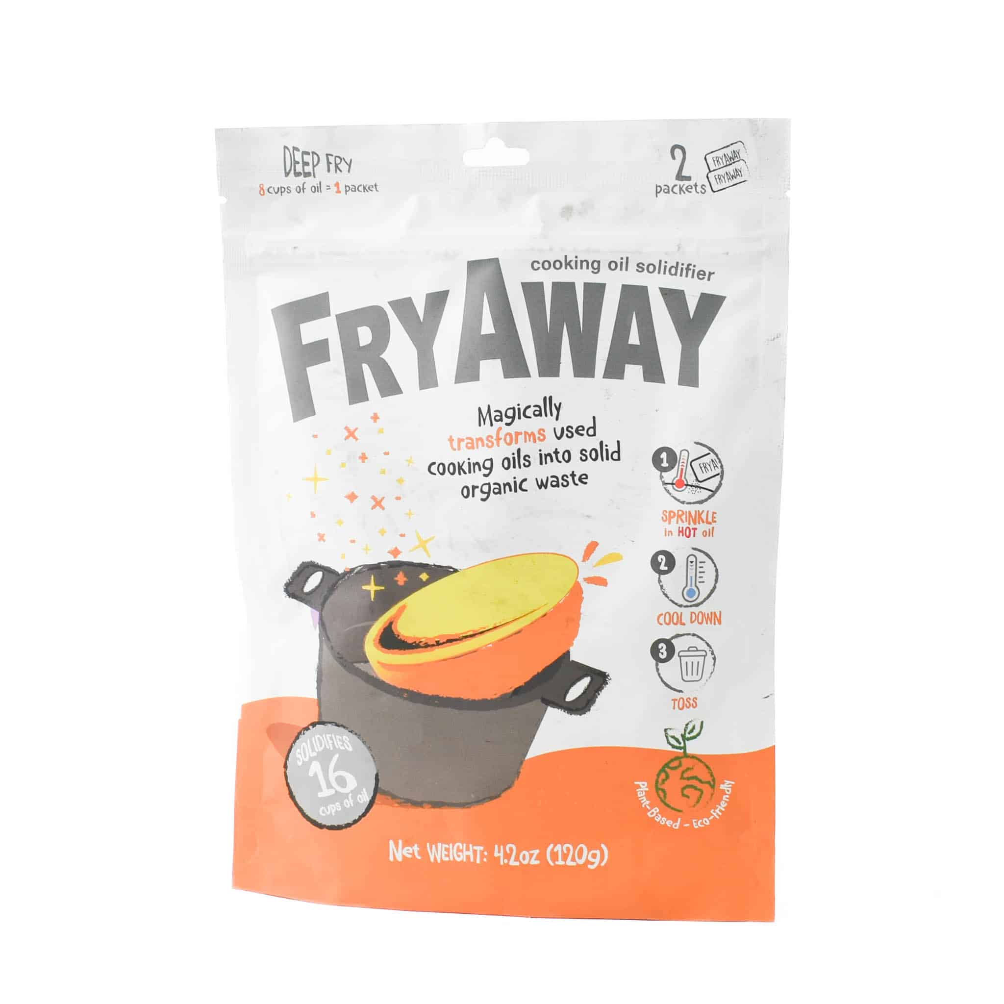 FryAway Deep Fry, Solidifies 16 Cups of Oil