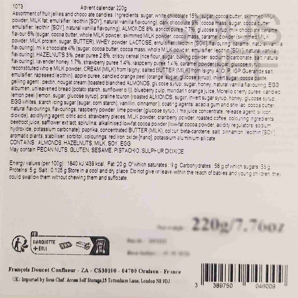 Francois Doucet Advent Calendar, 220g