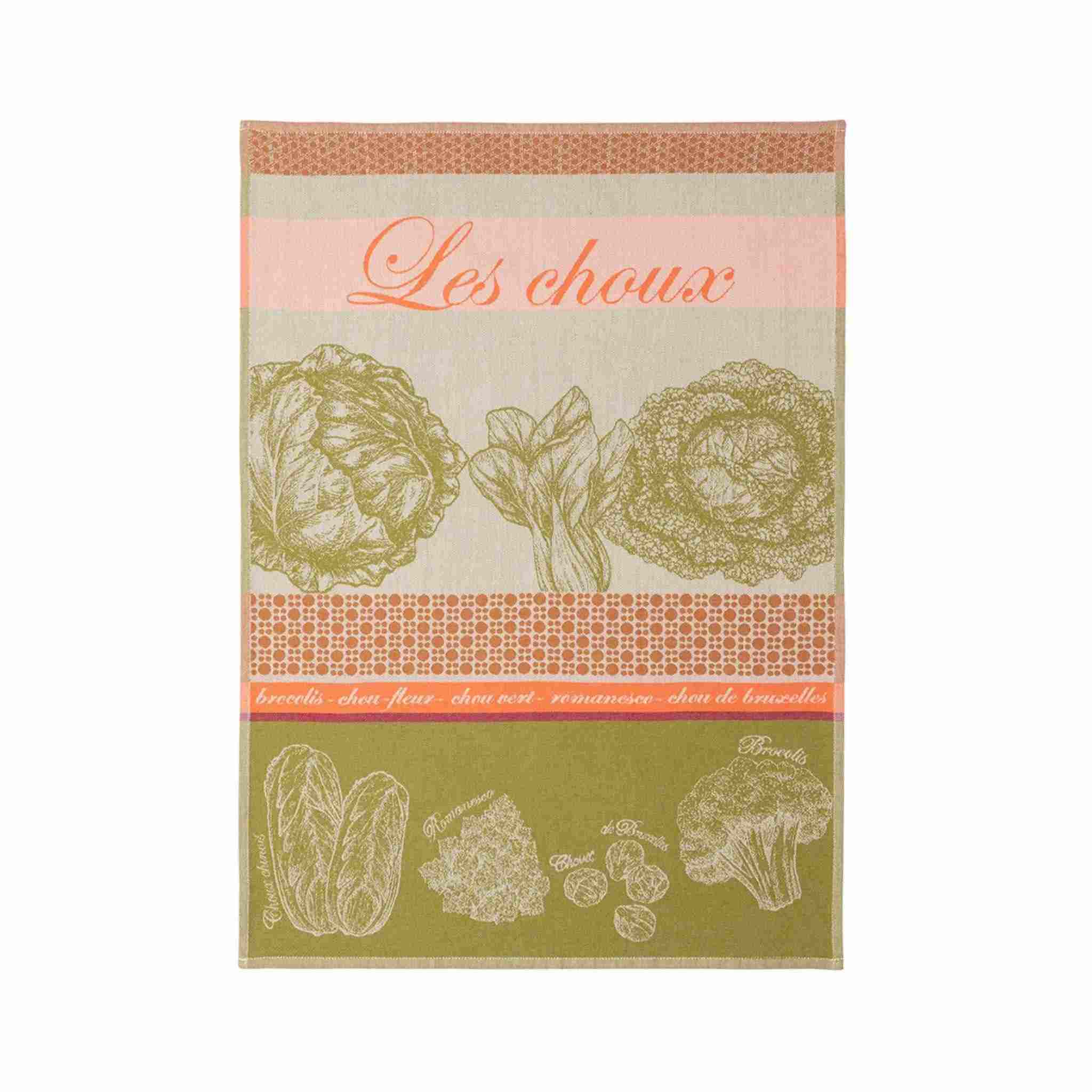 French Tea Towel - Cabbage