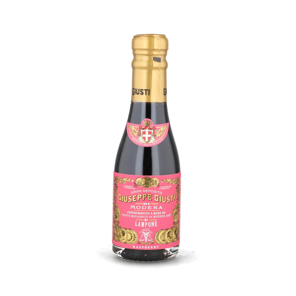 Giusti Condiment with Balsamic Vinegar of Modena and Raspberry, 100ml