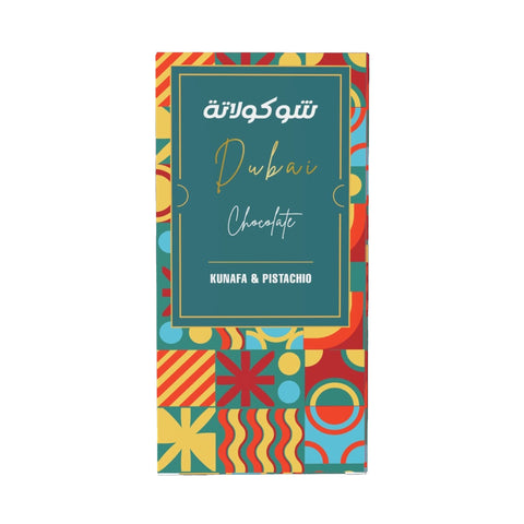 Le Damas Dubai Chocolate Bar Milk Chocolate, Pistachio & Kunafa, 200g