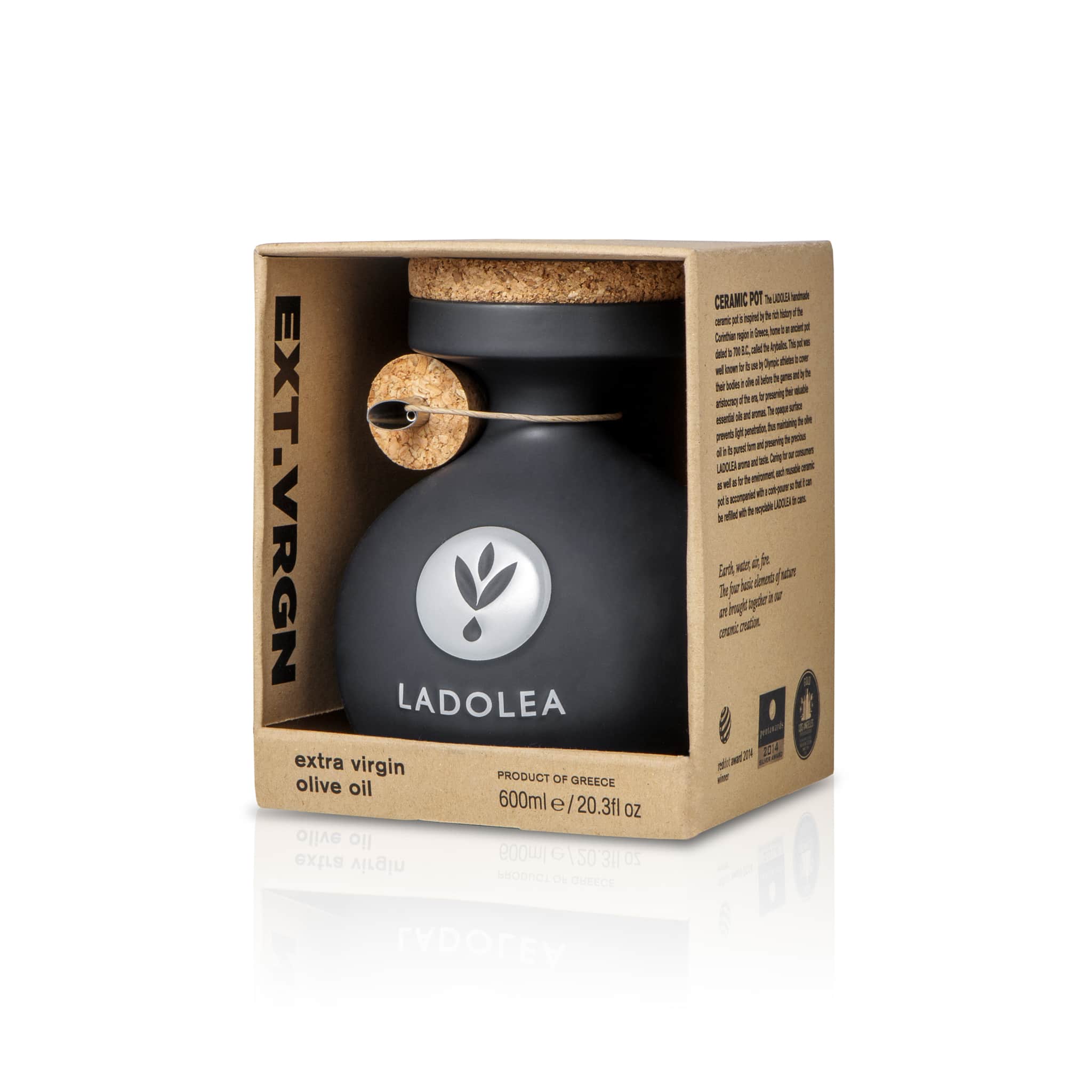 Ladolea Megaritiki Greek Intense Extra Virgin Olive Oil, 600ml