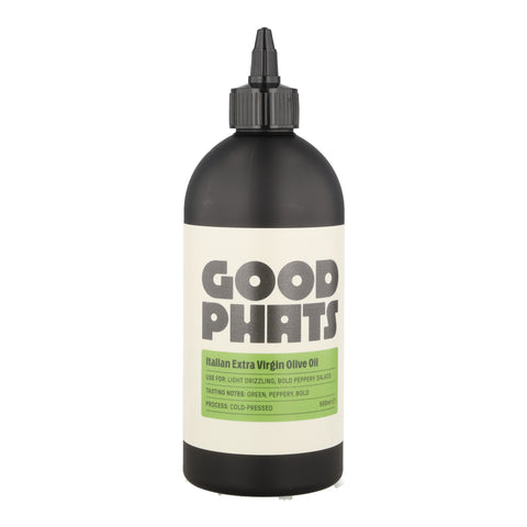 Good Phats Italian Extra Virgin Olive Oil in Squeezy Bottle, 500ml
