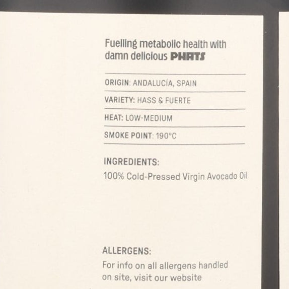Good Phats Virgin Avocado Oil in Bottle, 500ml