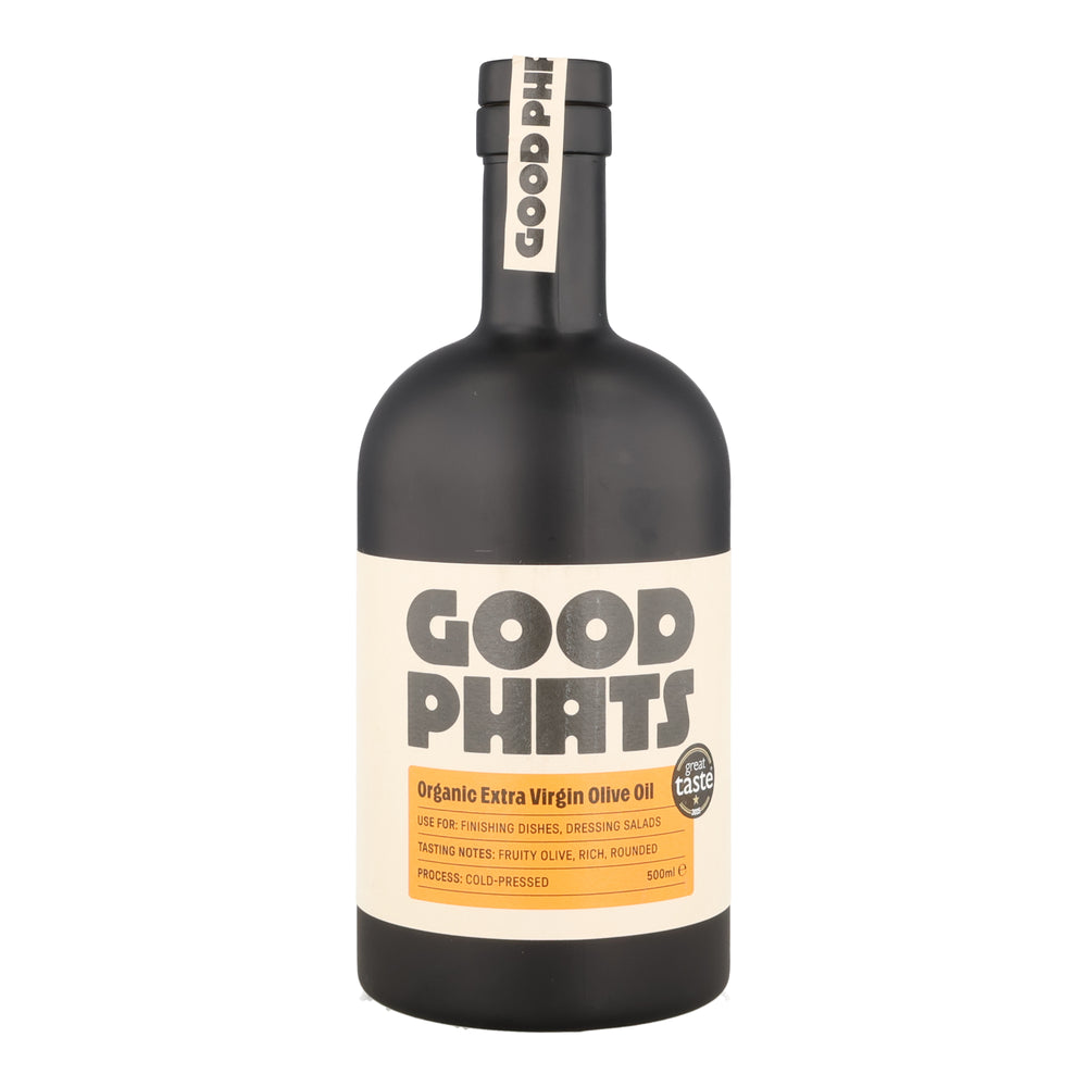 Good Phats Organic Extra Virgin Olive Oil in Bottle, 500ml