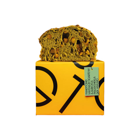 Gustificio Matcha Panettone with Pellecchiella Apricot from Mount Vesuvius, 900g