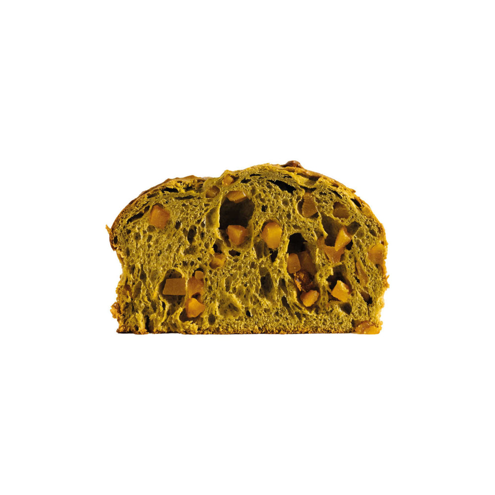 Gustificio Matcha Panettone with Pellecchiella Apricot from Mount Vesuvius, 900g
