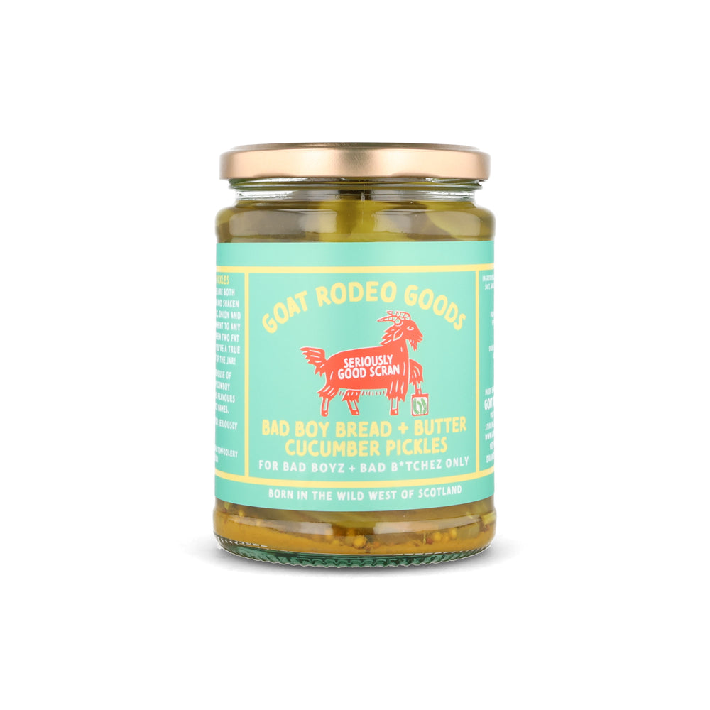 Goat Rodeo Goods Bad Boy Bread & Butter Pickles, 500g