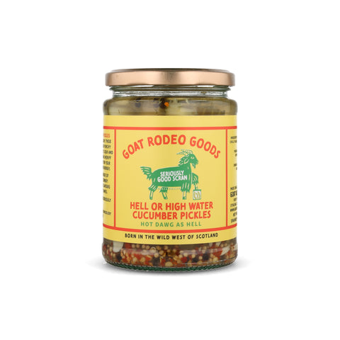 Goat Rodeo Goods Hell or High Water Pickles, 500g