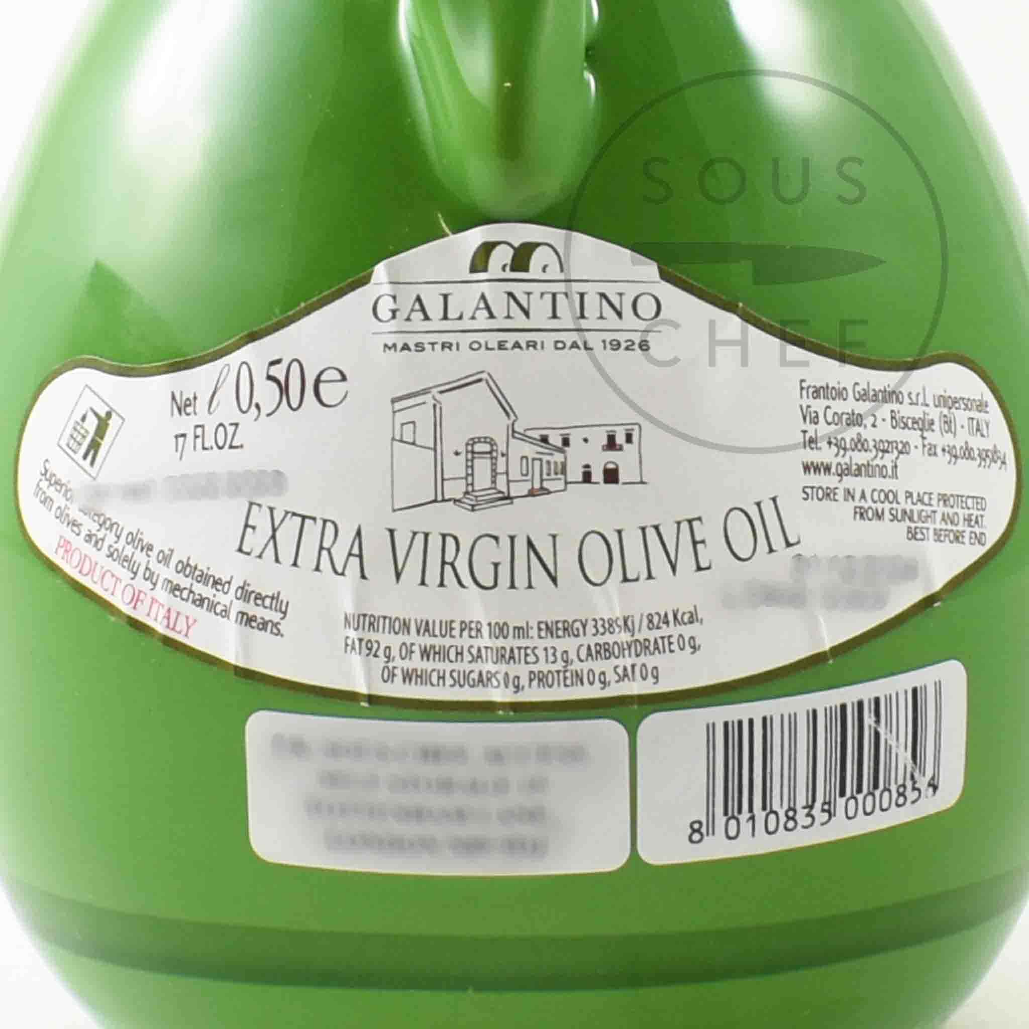 Puglian Extra Virgin Olive Oil in Green Terracotta Bottle, 500ml