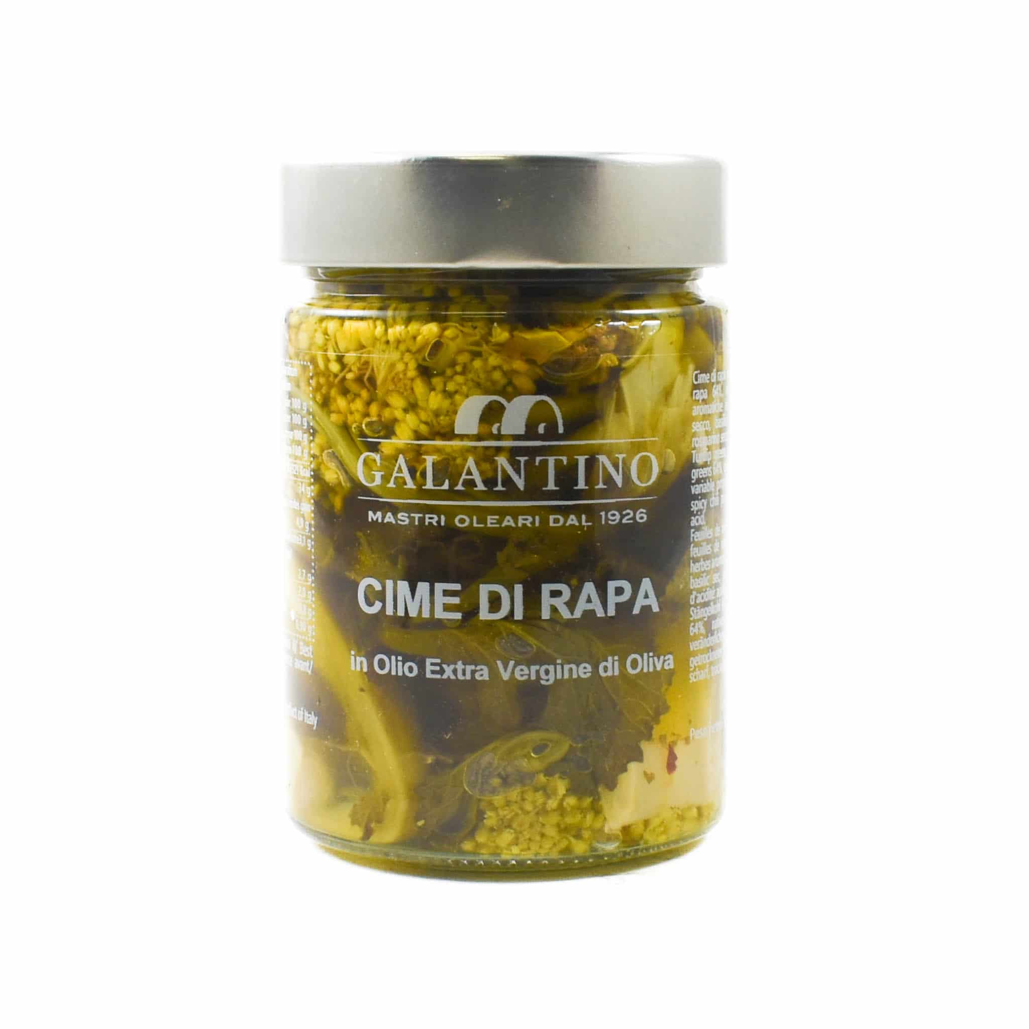 Galantino Turnip Tops (Cime di Rape) in Extra Virgin Olive Oil, 320g