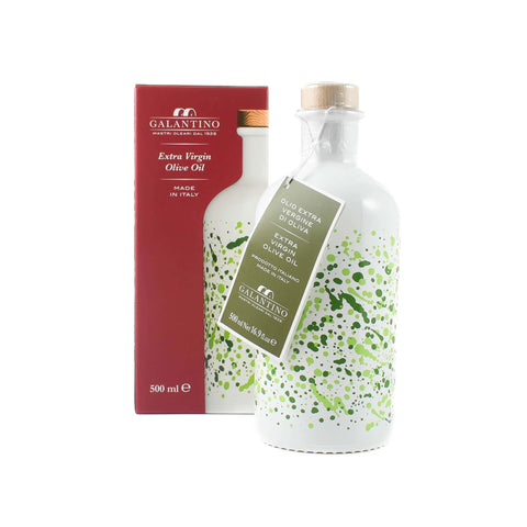 Puglian Extra Virgin Olive Oil in Arte Green Glass Bottle, 500ml