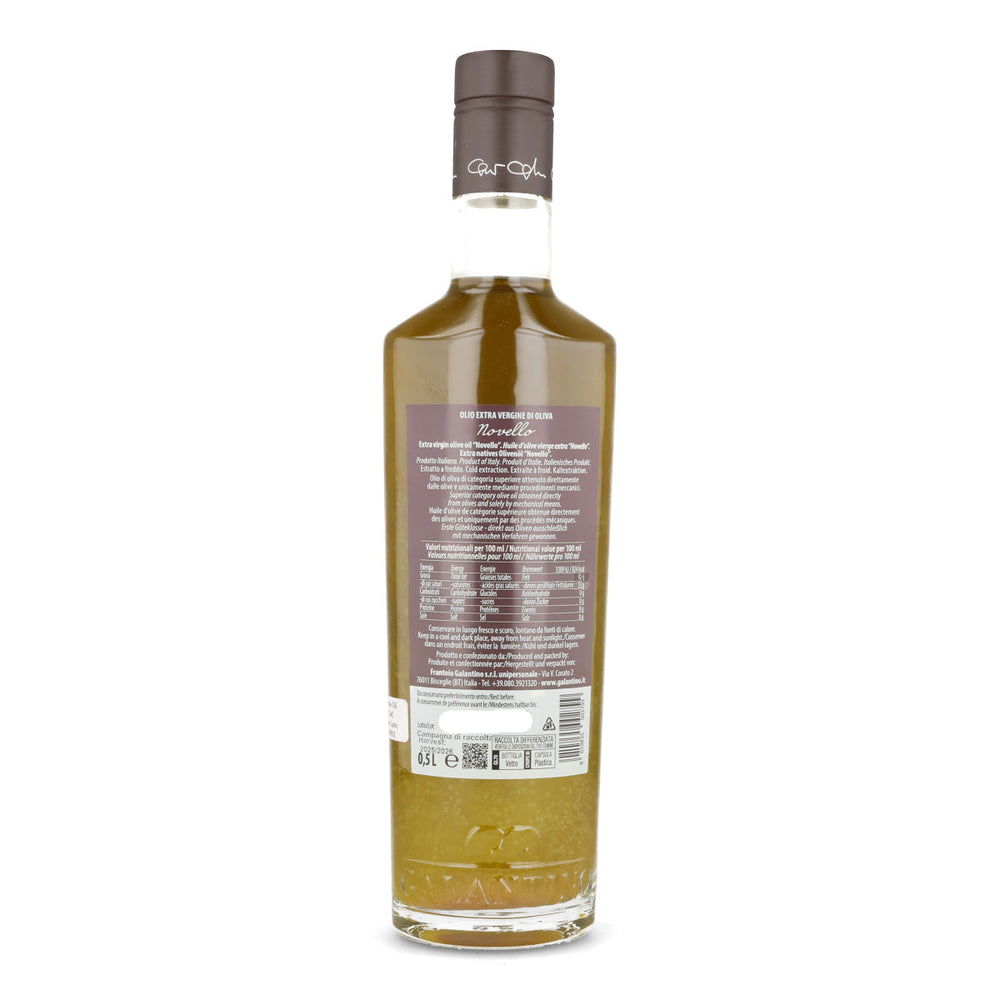 Galantino Novello Monet Extra Virgin Olive Oil, 500ml