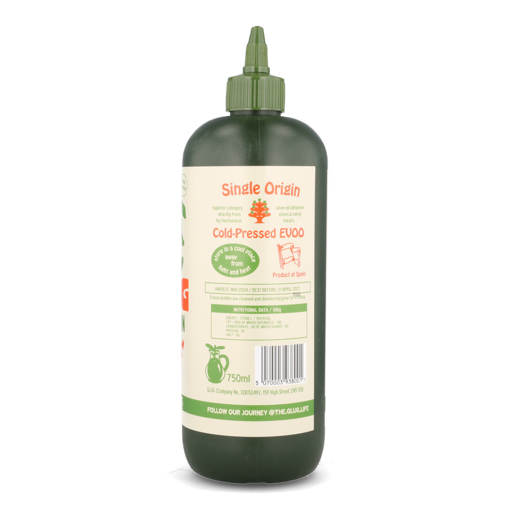 Glug Extra Virgin Olive Oil for Drizzling, 750ml