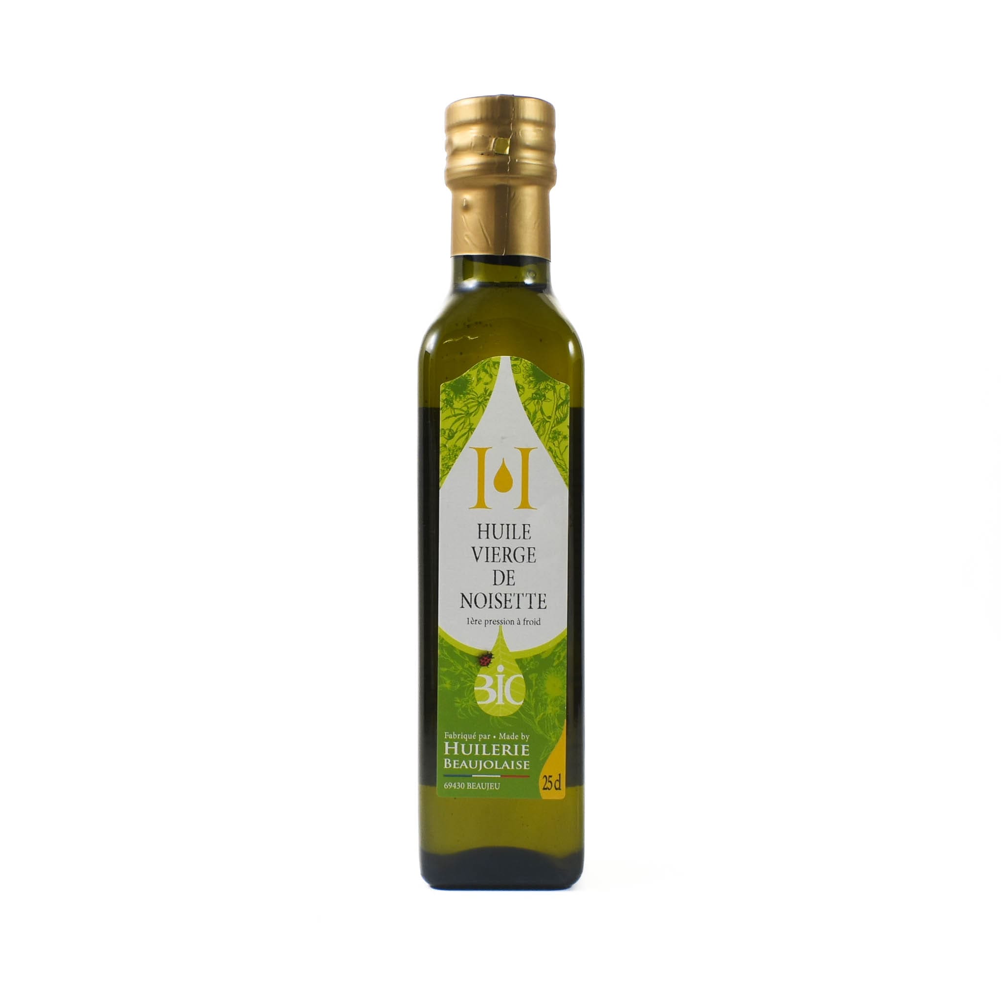 Huilerie Beaujolaise 1st Cold Pressed Organic Hazelnut Oil, 250ml
