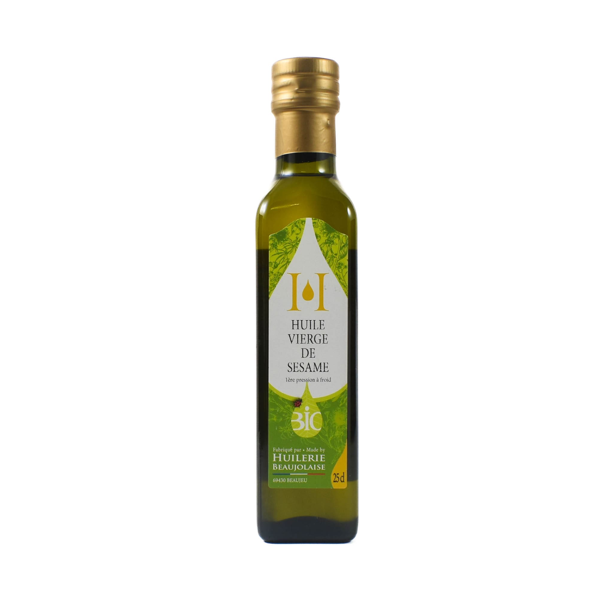 Huilerie Beaujolaise 1st Cold Pressed Organic Sesame Oil, 250ml