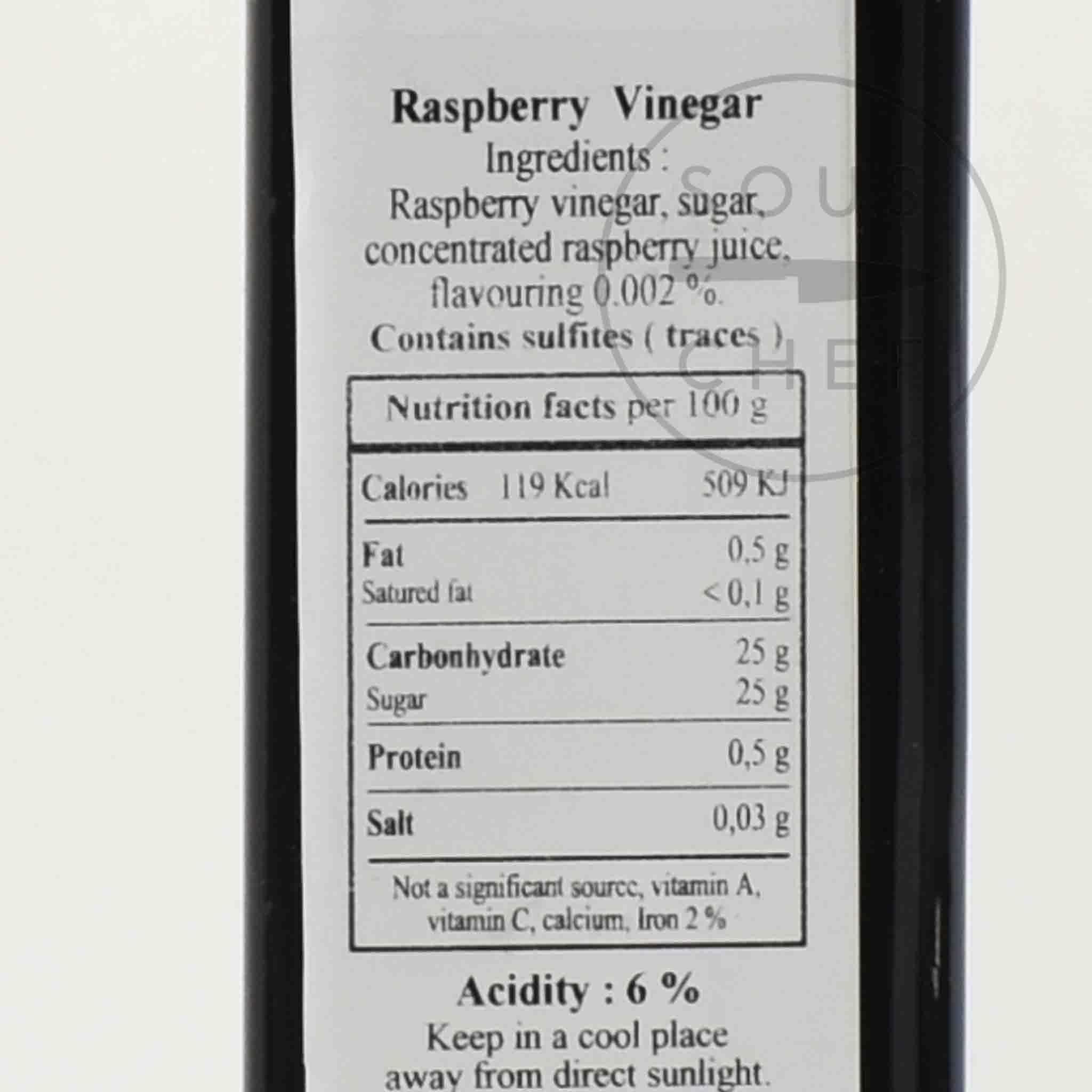 Huilerie Beaujolaise Raspberry Vinegar, 250ml