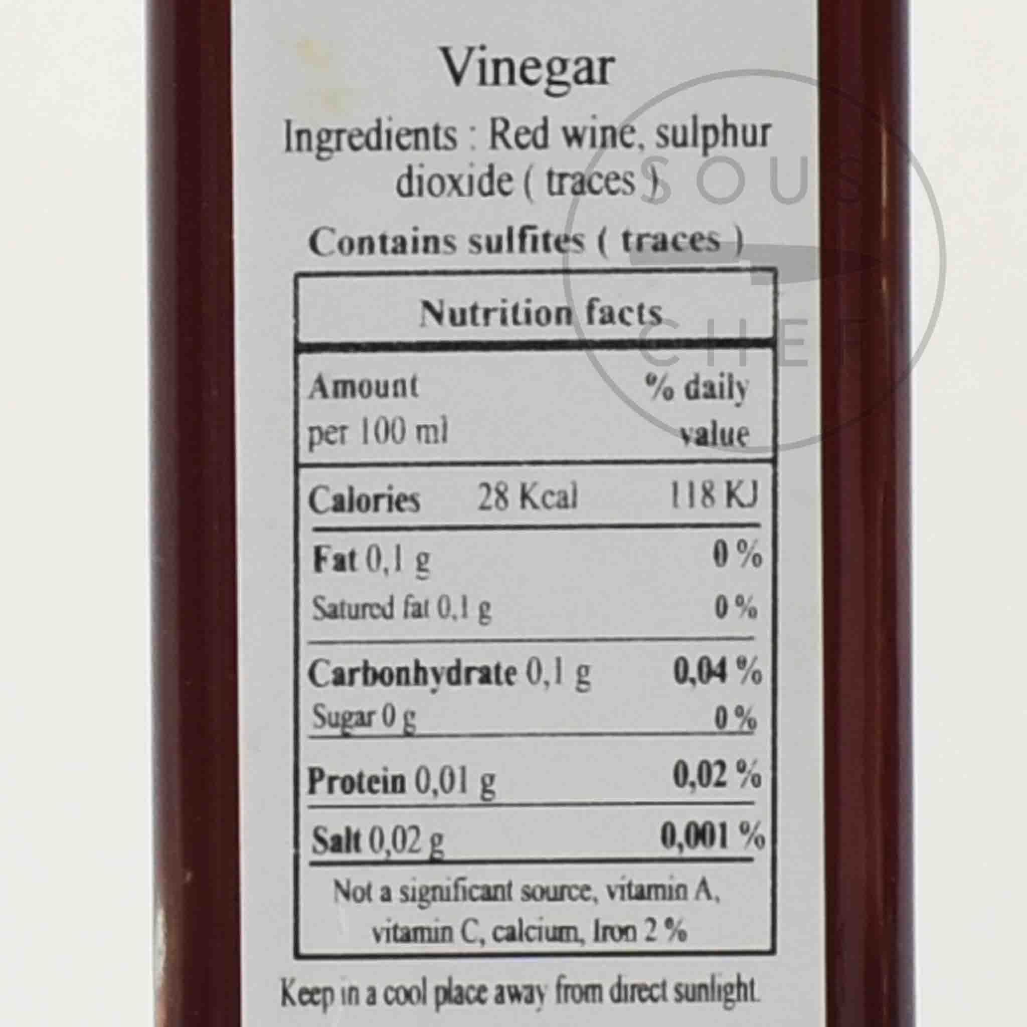 Huilerie Beaujolaise 3 Year Aged Red Wine Vinegar, 250ml