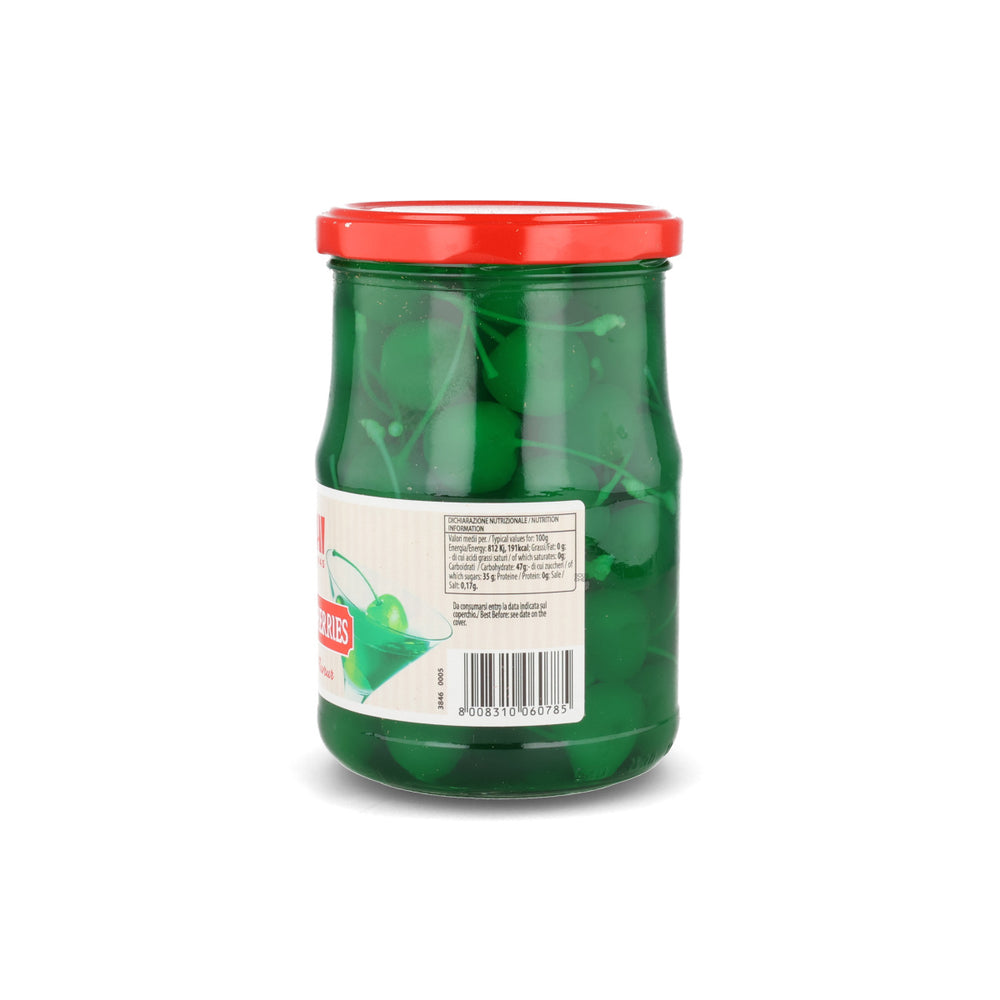 Toschi Green Cocktail Cherries, 630g