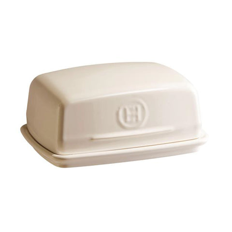 Emile Henry Cream Butter Dish, 17x11cm