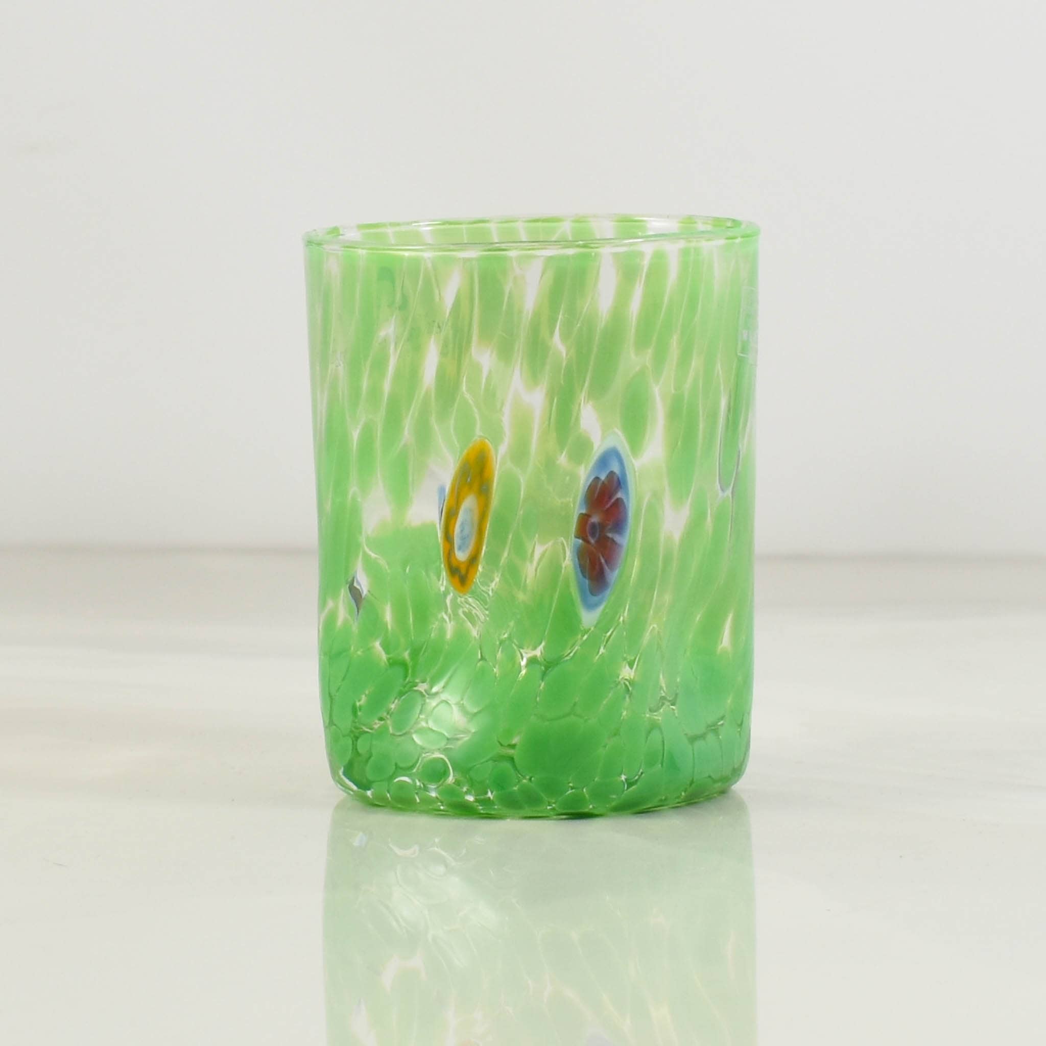 Murano Glass Tumbler, Green