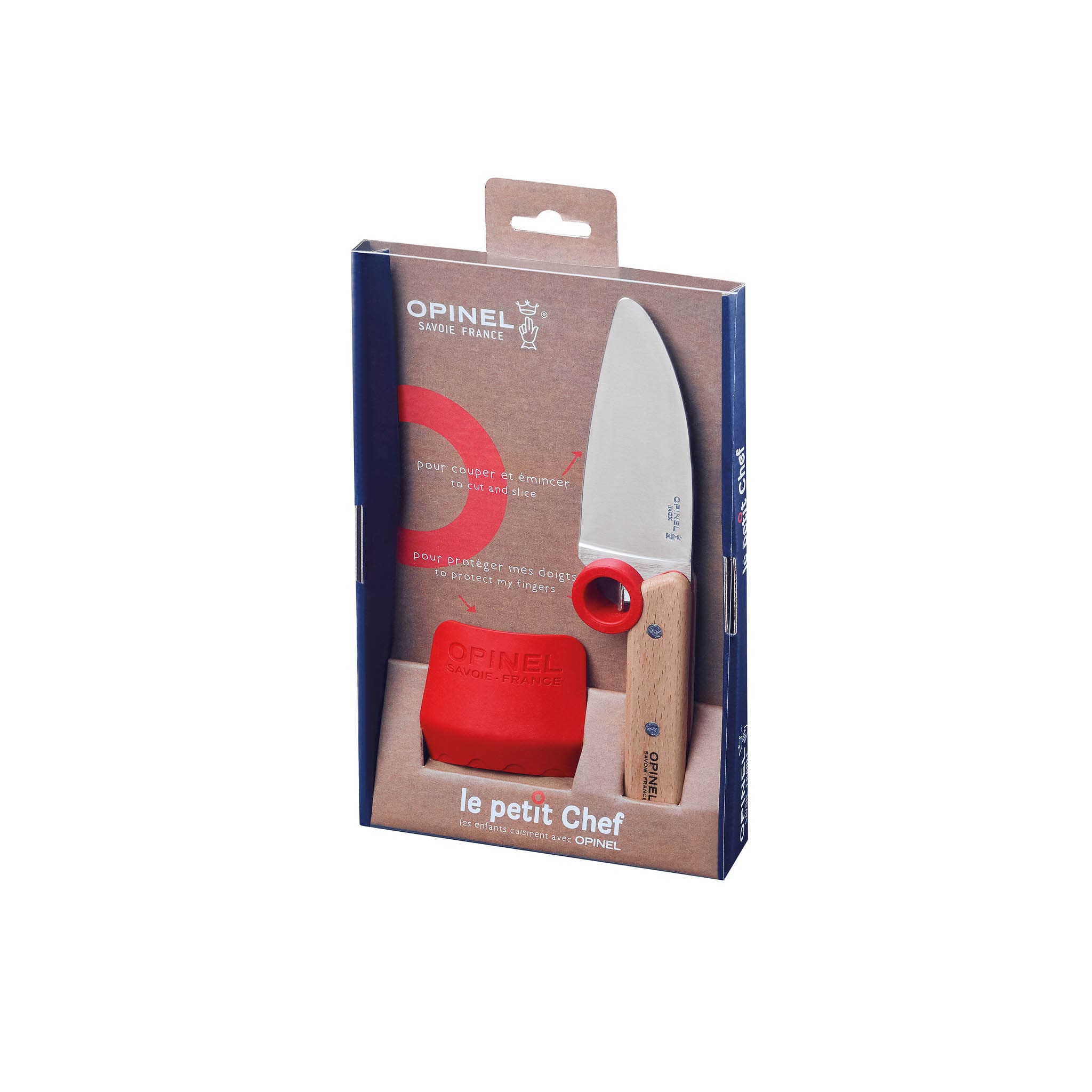 Opinel Red Le Petit Chef 2 Piece Children's Knife Set