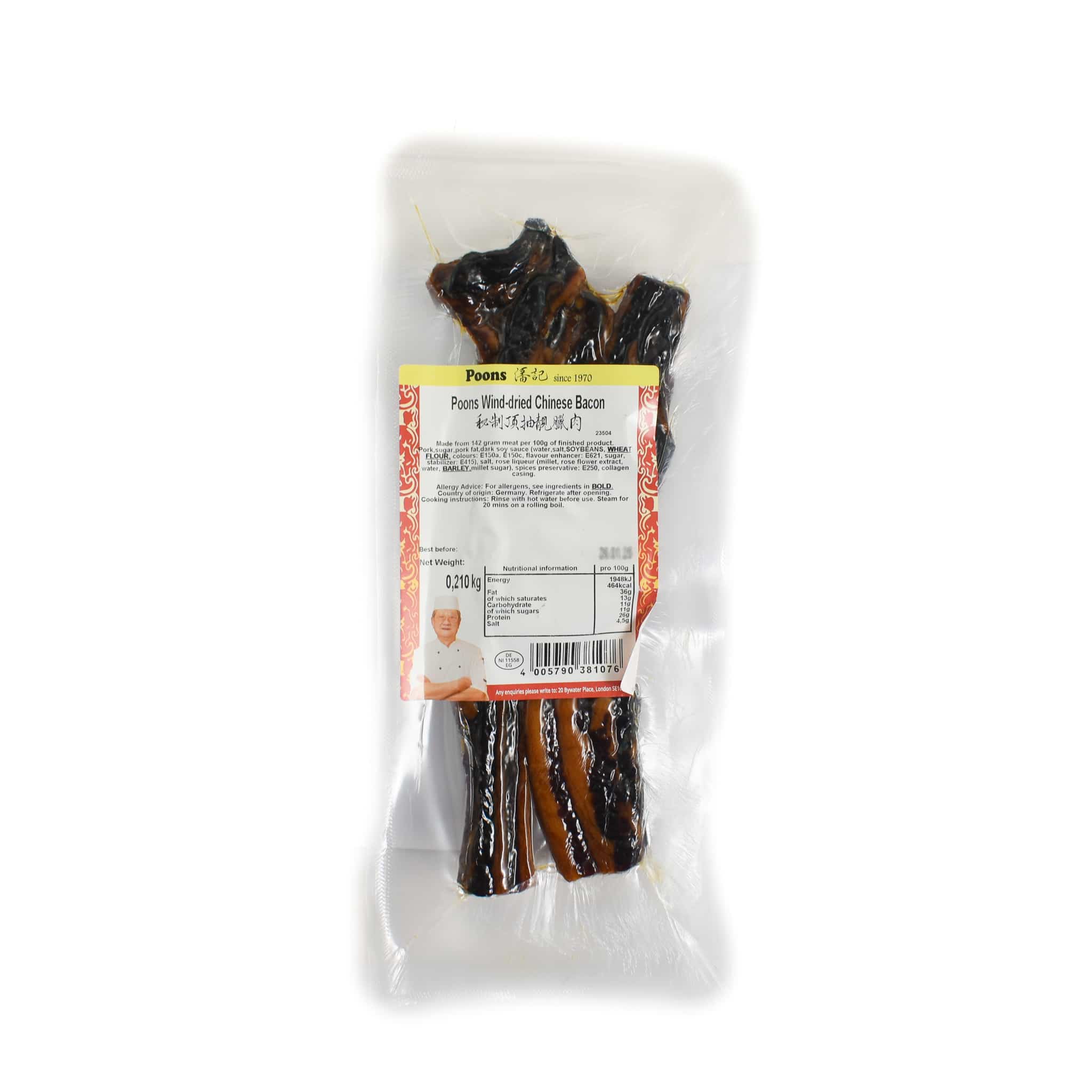 Poon's Chinese Bacon, 250g
