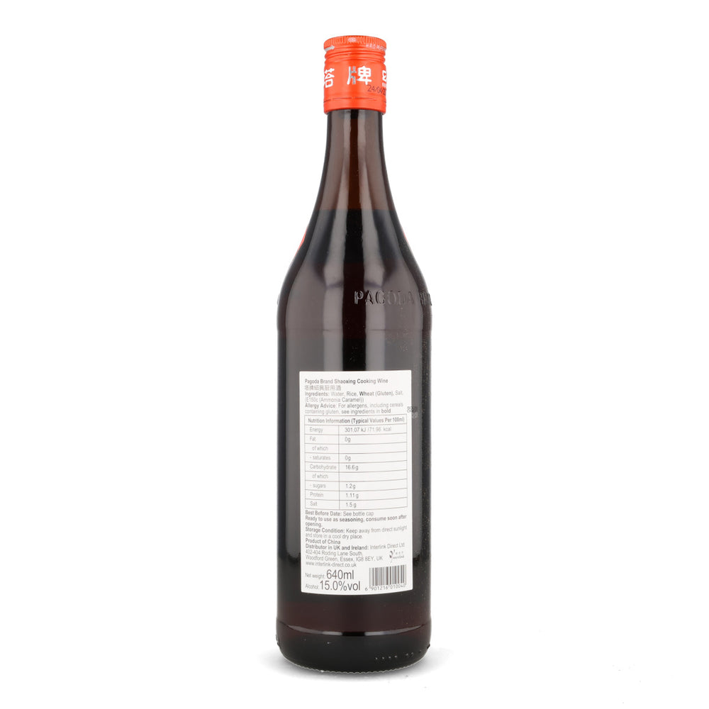 Shaoxing Cooking Wine ABV 15%, 640ml