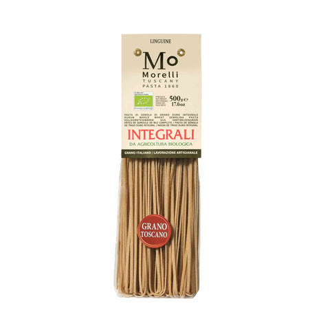 Morelli Organic Linguine Integrali Wholemeal Pasta, 500g