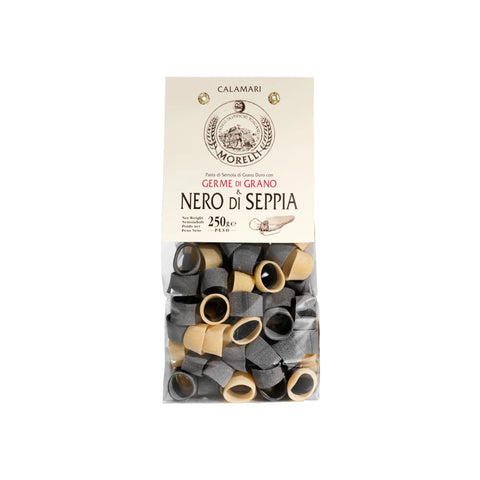 Morelli Black & White Squid Ink Calamari Pasta, 500g