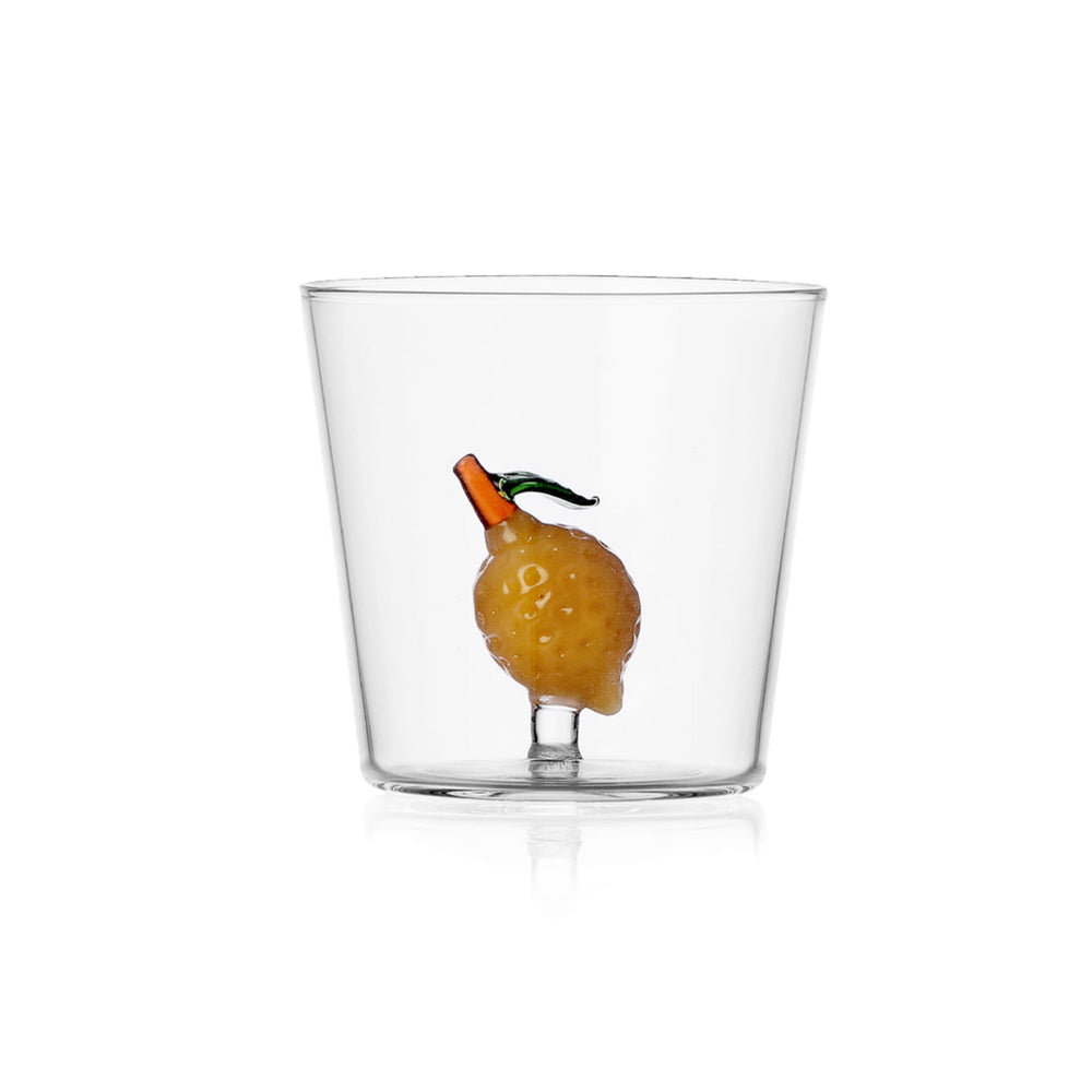 Ichendorf Milano Glass Lemon Tumbler, 300ml