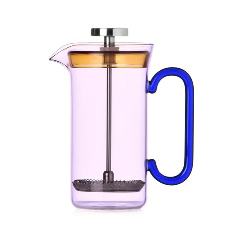 Ichendorf Milano Pink and Blue French Press, 400ml
