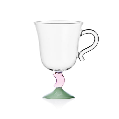 Ichendorf Milano Pink Mug with Moon, 12.5cm