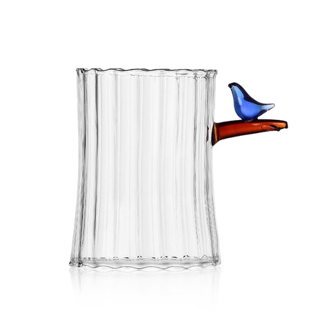 Ichendorf Milano Blue Bird Tealight Holder, 12cm