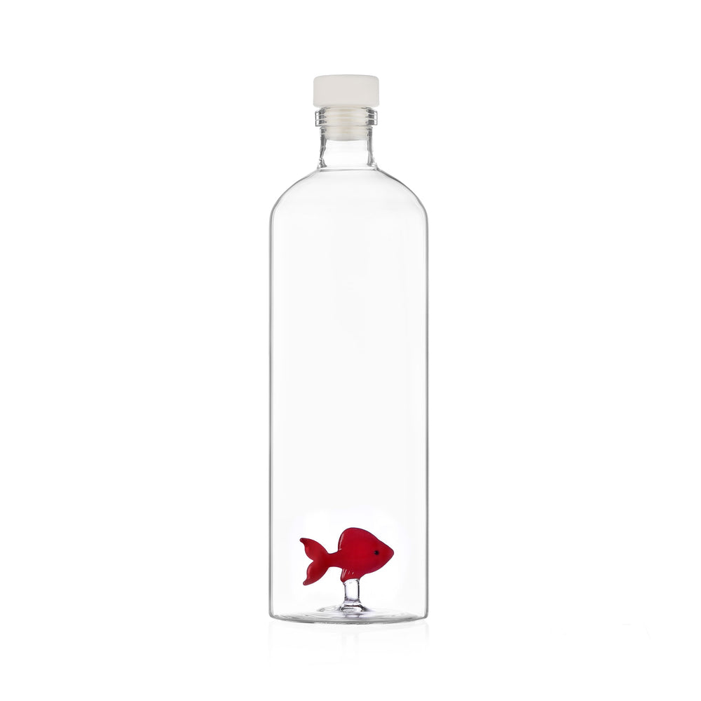 Ichendorf Milano Red Fish Bottle, 1.15 Litre