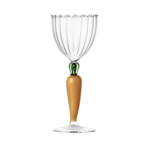 Ichendorf Milano Carrot Optical Stemmed Wine Glass, 300ml