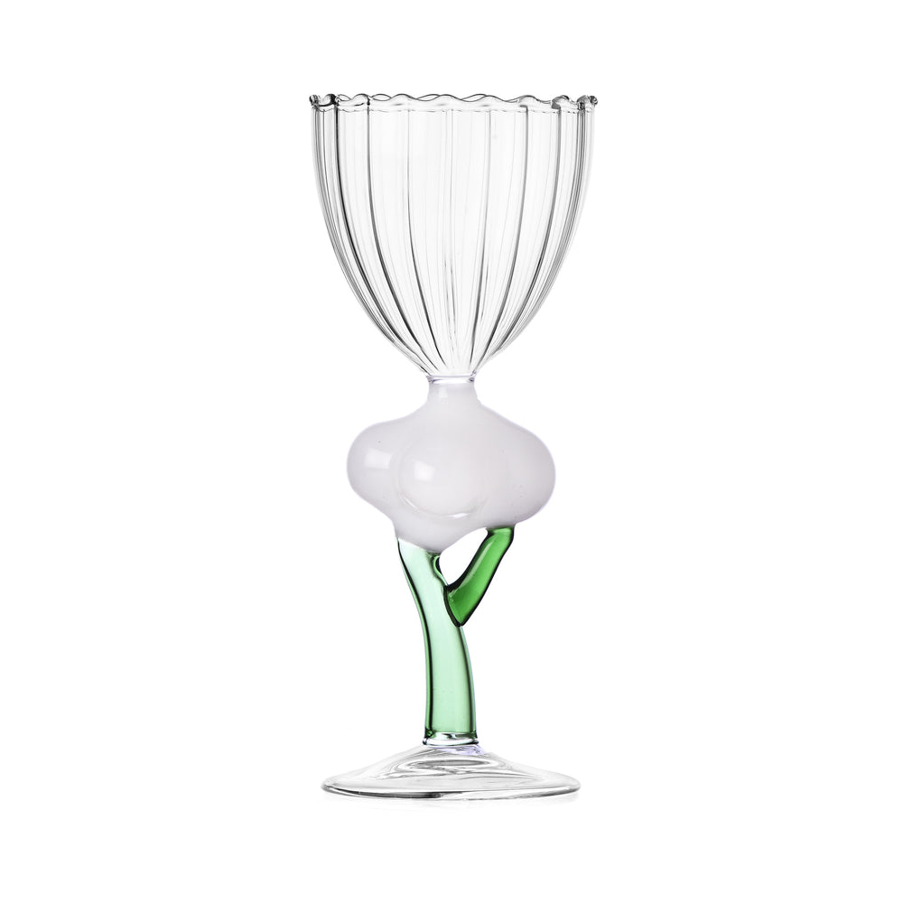 Ichendorf Milano Cauliflower Optical Stemmed Wine Glass, 300ml